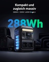 Anker C300X-PS60 (288Wh Powerstation plus 60W Solarpanel)