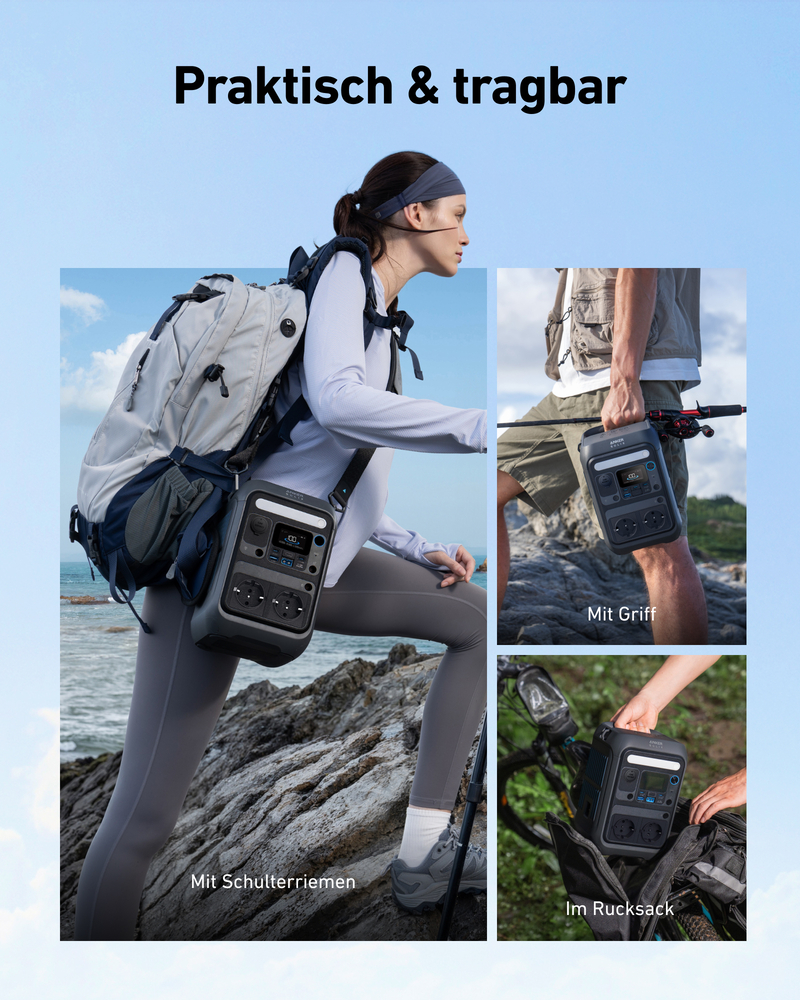 Anker C300X-PS60 (288Wh Powerstation plus 60W Solarpanel)