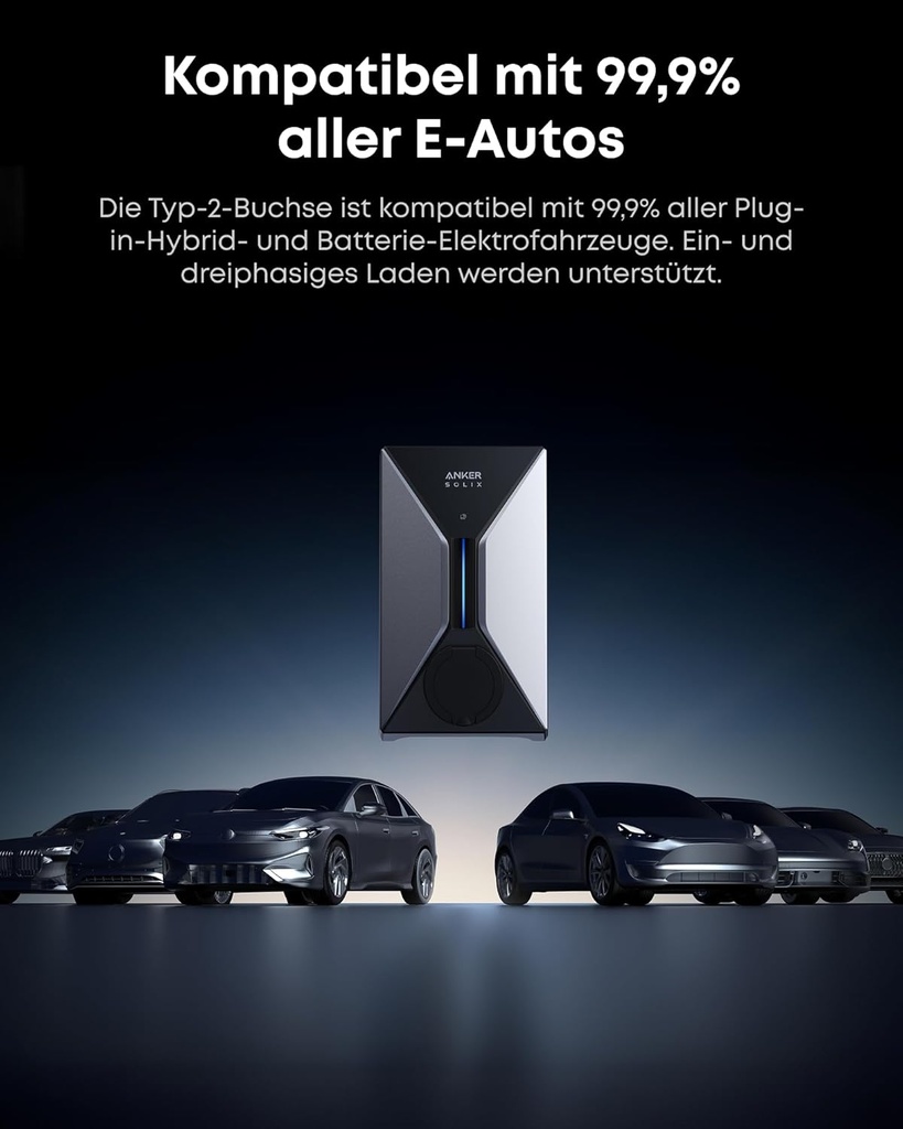 Anker EVC-22-K (22KW Wallbox mit 5m Kabel)