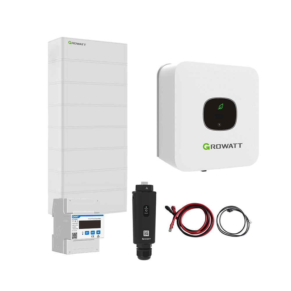 Growatt Komplettset MIN 3600-XH 3,6kW Hybridwechselrichter 1-phasig & ARK 17,9XH Solarspeicher 17,92kWh