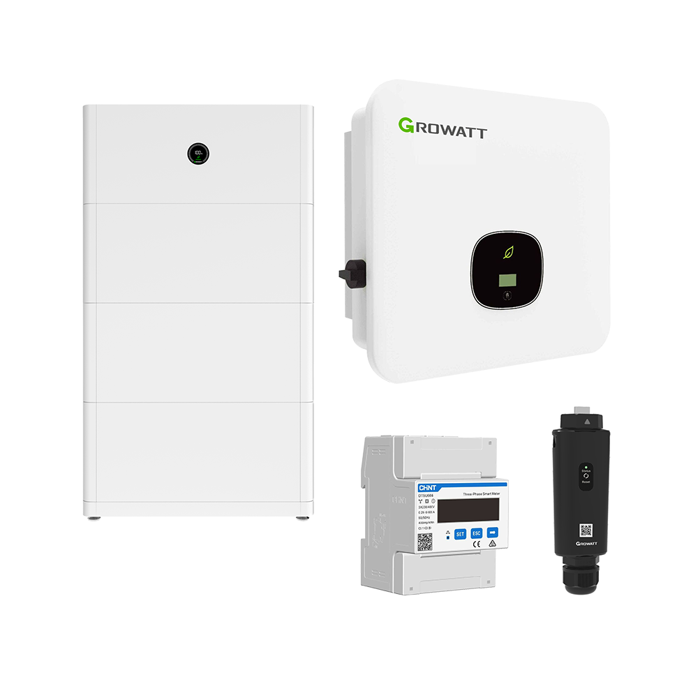 Growatt Komplettset MOD 7KTL3-XH BP 7kw Hybridwechselrichter 3-phasig (2.0 Version) & APX 15.0P Solarspeicher 15kWh (mit P1)