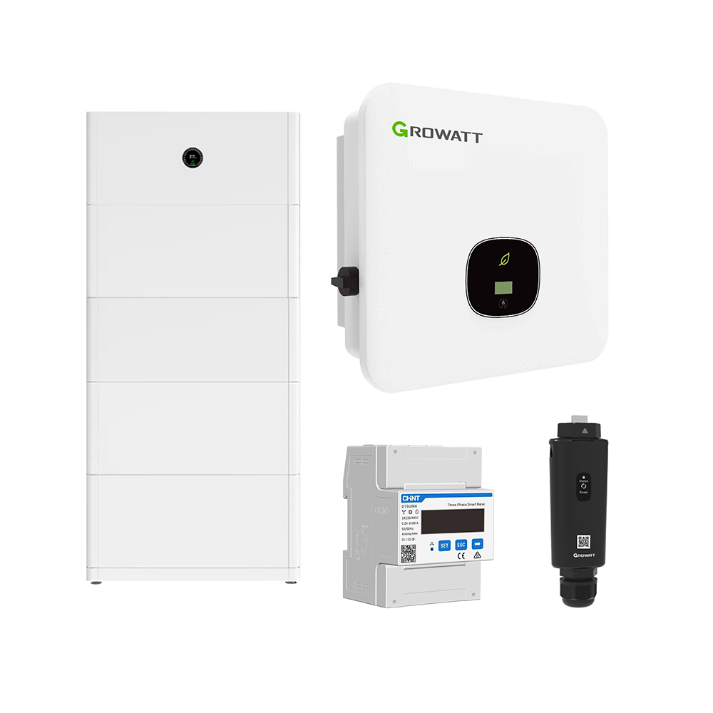 Growatt Komplettset MOD10KTL3-XH BP 10kw Hybridwechselrichter 3-phasig (2.0 Version) & APX 20.0P Solarspeicher 20kWh