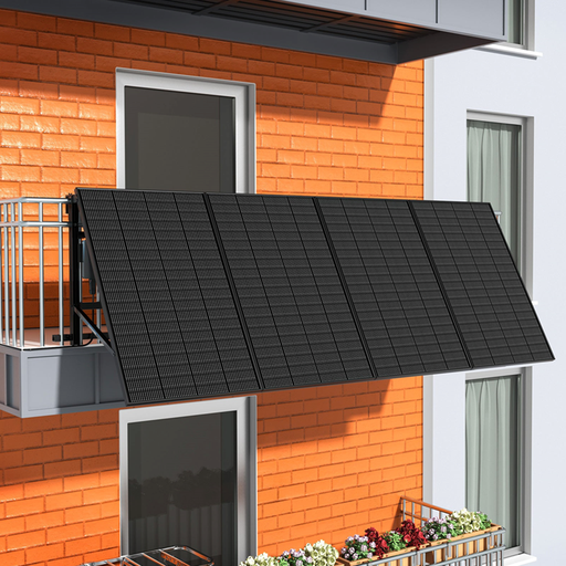 [0179036017P] SUNSHARE Geländer Balkonkraftwerk 800W mit 5m AC Kabel & 1000W Solarmodule