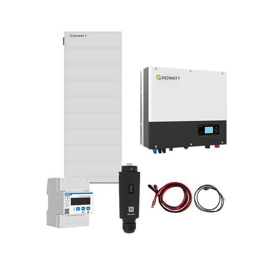 [0179002056P] Growatt Komplettset SPH 10000 TL3 BH-UP 10kW Hybridwechselrichter 3-phasig & ARK 20,4H Solarspeicher 20,48kWh