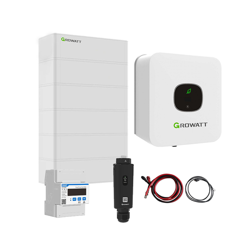 [0179002082P] Growatt Komplettset MIN 2500-XH 2,5kW Hybridwechselrichter 1-phasig & ARK 12,8XH Solarspeicher 12,8kWh