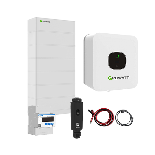 [0179002083P] Growatt Komplettset MIN 2500-XH 2,5kW Hybridwechselrichter 1-phasig & ARK 15,3XH Solarspeicher 15,36kWh
