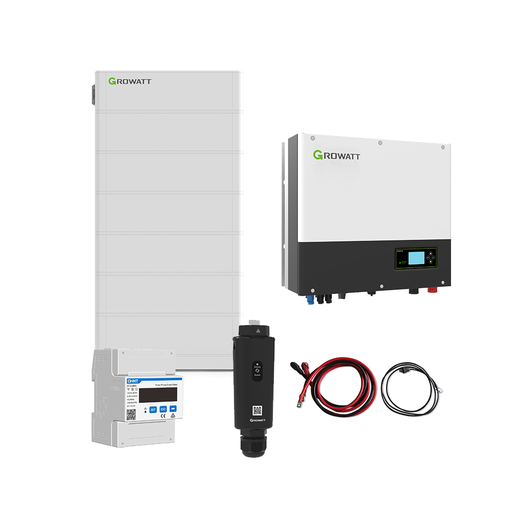 [0179002054P] Growatt Komplettset SPH 10000 TL3 BH-UP 10kW Hybridwechselrichter 3-phasig & ARK 15.3H Solarspeicher 15,36kWh