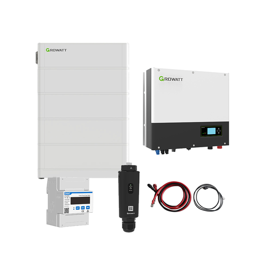 [0179002042P] Growatt Komplettset SPH 4000 TL3 BH-UP 4kW Hybridwechselrichter 3-phasig & ARK 10.2H Solarspeicher 10.24kWh