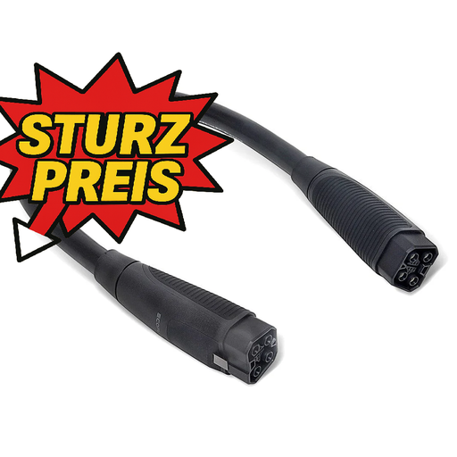 [0190006010] EcoFlow DELTA Pro-4-8 Double handle connection cable-Black-0.75m